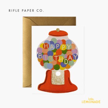 【RIFLE PAPER】 バースデーカード / Gumball Birthday (ガムボールバースデー)  (GCB079)