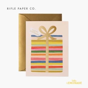 RIFLE PAPER Feliz Birthday Present Greeting Card (ȥ饤ץСǡץ쥼) (GCB097)