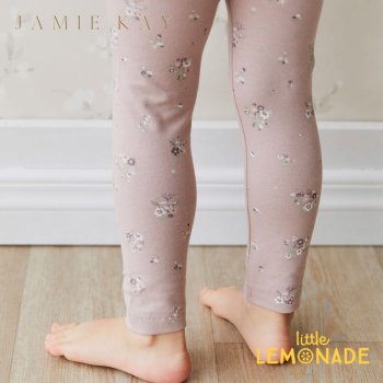 【Jamie kay】 Organic Cotton Legging 【1歳/2歳/3歳/4歳】 Lauren Floral Fawn  レギンス パンツ ズボン 花柄 ベビー キッズ Dahlia 