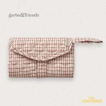 Garbo&Friends Checks Rust Satin Quilted Change To Go ؤȡ ֤ӿ å  (GF3183236-5800-2071GL)