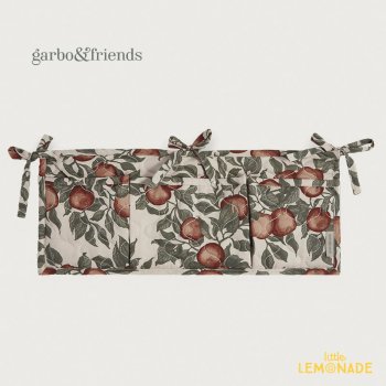 <img class='new_mark_img1' src='https://img.shop-pro.jp/img/new/icons1.gif' style='border:none;display:inline;margin:0px;padding:0px;width:auto;' />【Garbo&Friends】 Bed Pocket  |   Pomme Satin Quilted  サテン キルト ベッドポケット りんご柄 (GF1103236-5700-1941GL3)
