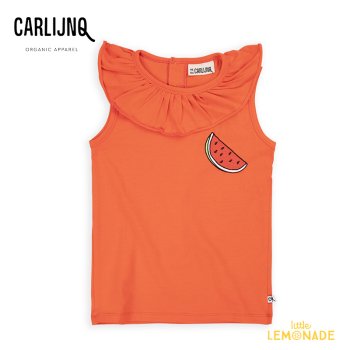 <img class='new_mark_img1' src='https://img.shop-pro.jp/img/new/icons1.gif' style='border:none;display:inline;margin:0px;padding:0px;width:auto;' />【CarlijnQ】 Basic - collar tanktop with embroidery 【86/92・98/104・110/116】 タンクトップ (SS24-BSC114) YKZ