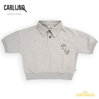 <img class='new_mark_img1' src='https://img.shop-pro.jp/img/new/icons1.gif' style='border:none;display:inline;margin:0px;padding:0px;width:auto;' />CarlijnQ Dice - polo sweater short sleeve 86/9298/104110/116 Ⱦµ ݥ  (SS24-BSC182) YKZ