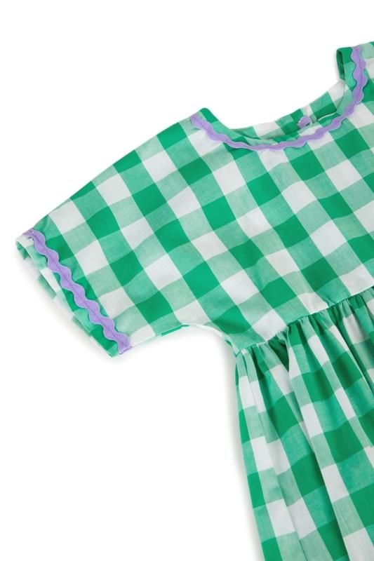 WOLF&RITA】SILVIA VICHY GREEN【2歳・4歳・6歳】 ワンピース