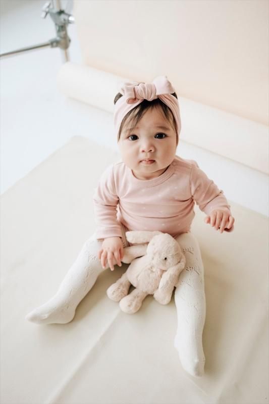 Jamie Kay】 Long Sleeve Bodysuit 【3-6か月】 Mon Amour Rose