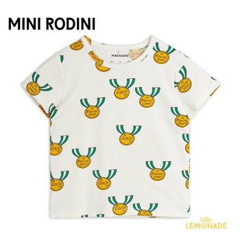 <img class='new_mark_img1' src='https://img.shop-pro.jp/img/new/icons1.gif' style='border:none;display:inline;margin:0px;padding:0px;width:auto;' /> 【Mini Rodini】 MEDALS AOP SS TEE 【80/86・92/98・104/110】 Tシャツ メダル柄 総柄 アパレル YKZ SS24 (2422014997) 