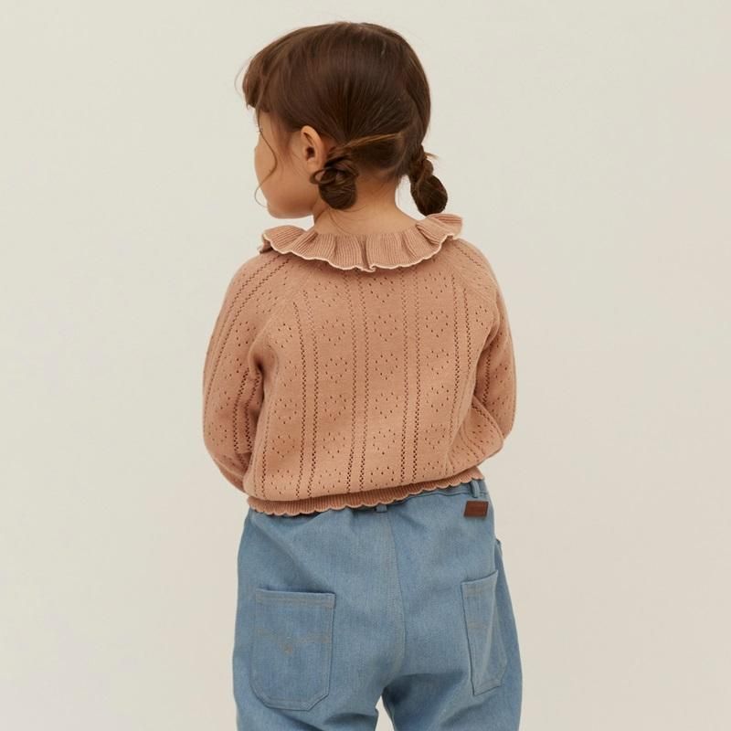 PETITMIG】knit G3 frill【1-2歳/80cm - 4-5歳/110cm】ニット