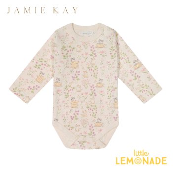 <img class='new_mark_img1' src='https://img.shop-pro.jp/img/new/icons1.gif' style='border:none;display:inline;margin:0px;padding:0px;width:auto;' />【Jamie Kay】Long Sleeve Bodysuit【6-12か月/1歳】 Moons Garden ロンパース ボディ Irina collection SS24