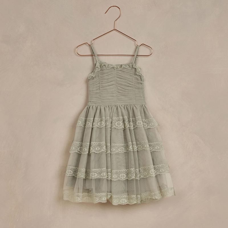 NORALEE】AUDREY DRESS 【2歳/4歳/6歳】SAGE 90サイズ 100サイズ
