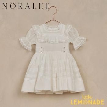 NORALEEKIT DRESS 2/4/6СWHITE  90 100 110 ɥ쥹 ۥ磻 ԡ եޥ SS24 NL026BAIL YKZ