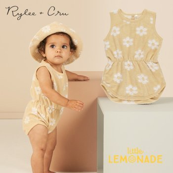 <img class='new_mark_img1' src='https://img.shop-pro.jp/img/new/icons1.gif' style='border:none;display:inline;margin:0px;padding:0px;width:auto;' />【Rylee＋Cru】CINCH PLAYSUIT 【6-12か月/12-18か月/18-24か月】 DAISY ノースリーブ ロンパース 花柄 SS24 RC086MELE YKZ