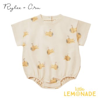 <img class='new_mark_img1' src='https://img.shop-pro.jp/img/new/icons1.gif' style='border:none;display:inline;margin:0px;padding:0px;width:auto;' />【Rylee＋Cru】RELAXED BUBBLE ROMPER 【6-12か月/12-18か月】 SUBMARINE 半袖 ロンパース 潜水艦  RC520EMAK SS24 YKZ