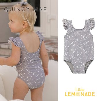 <img class='new_mark_img1' src='https://img.shop-pro.jp/img/new/icons1.gif' style='border:none;display:inline;margin:0px;padding:0px;width:auto;' />Quincy MaeFLUTTER ONE-PIECE SWIMSUIT  12-18/18-24/2-3/4-5С FLEUR  ԡ QM447WILP YKZ