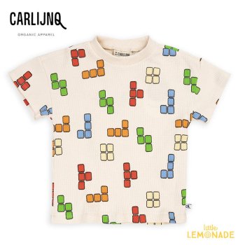 CarlijnQBlox - crewneck t-shirt  86/9298/104110/116122/128 ۥ֥å Ⱦµ T (SS24-BLX152)  YKZ