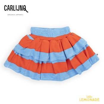 CarlijnQStripes red/blue - layered skirt  86/9298/104110/116  ܡ   (SS24-SRB249) YKZ