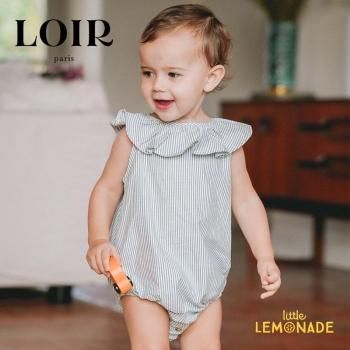 LOIR paris 】Romper NINE - Brown Velvet（12M,18