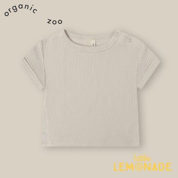 organic zooCeramic White Waffle Boxy T-Shirt 6-12/1-2/2-3/3-4СȾµ T ۥ磻 ̵ SS24 14WTCW