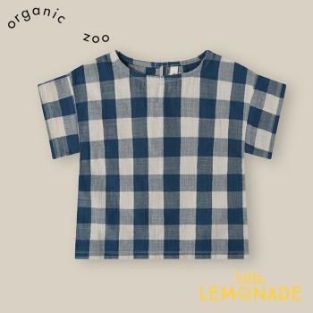 organic zooPottery Blue Gingham Boxy T-Shirt0-6 - 2-3С T SS24  14STBGH TMPZ SALE