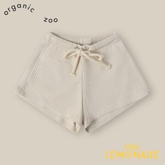 organic zoo】Ceramic White Waffle Rope Shorts 【6-12か月/1-2