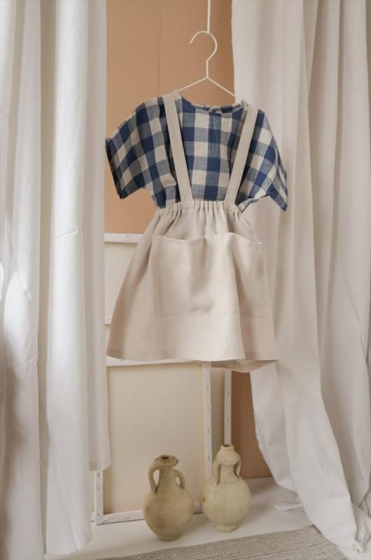 新到着 organic zoo】Ceramic White Maker Crossback Skirt 【1-2歳/2-3 スカート