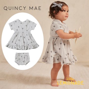 <img class='new_mark_img1' src='https://img.shop-pro.jp/img/new/icons1.gif' style='border:none;display:inline;margin:0px;padding:0px;width:auto;' />Quincy MaeTERRY DRESS 12-18/18-24/2-3/4-5С POLKA DOT ֥դ ԡ SS24 QM149WOLK YKZ