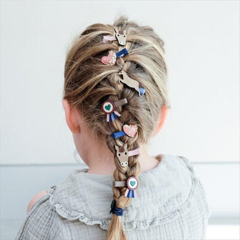 Mimi&Lula】Pony mini clips HORSE & HOUND ヘアクリップ 8個