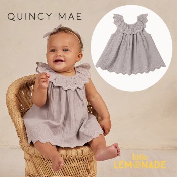 <img class='new_mark_img1' src='https://img.shop-pro.jp/img/new/icons1.gif' style='border:none;display:inline;margin:0px;padding:0px;width:auto;' />Quincy Mae ISLA DRESS 12-18/18-24/2-3/4-5С LAVENDER ֥դ ԡ  ѡץ SS24 QM485JUKA YKZ