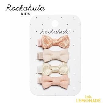 Rockahula Kids Flora Linen Mini Bow Clips-PINK إå 4ĥå åե饭å  H2154P