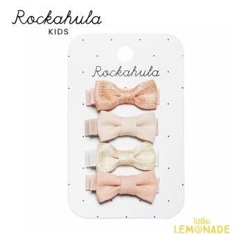 <img class='new_mark_img1' src='https://img.shop-pro.jp/img/new/icons1.gif' style='border:none;display:inline;margin:0px;padding:0px;width:auto;' />Rockahula Kids Flora Linen Mini Bow Clips-PINK إå 4ĥå åե饭å  H2154P