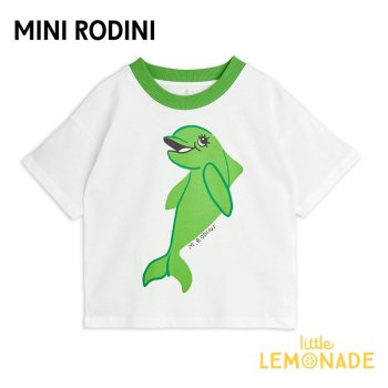 <img class='new_mark_img1' src='https://img.shop-pro.jp/img/new/icons1.gif' style='border:none;display:inline;margin:0px;padding:0px;width:auto;' />Mini Rodini Dolphin sp ss tee Green80/8692/98104/110 T 륫 ꡼ (24620127) ѥ YKZ AW24pre
