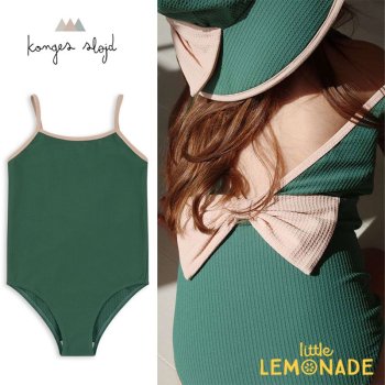 <img class='new_mark_img1' src='https://img.shop-pro.jp/img/new/icons1.gif' style='border:none;display:inline;margin:0px;padding:0px;width:auto;' />Konges Sloejd BOWIE SWIMSUIT12/2/3/4/5-6СۡSMOKE PINE  ԡ ꡼ KS100798 SS24