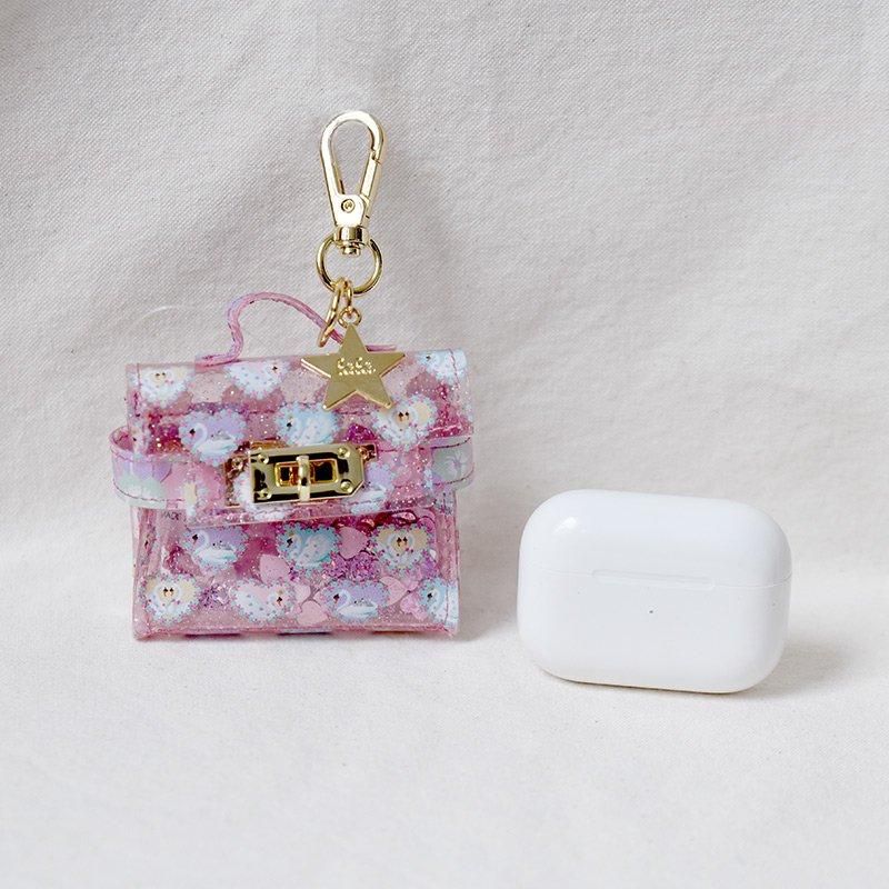 CLARA ROSE | イヤホンポーチ - ピンクスワン - Little Lemonade Days