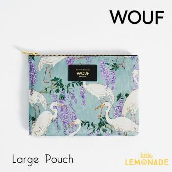 WOUFHeron Pouch ݡ  Ļ 饤ȥ֥롼   21 x 15 x 1.5cm ޥ̵ ʪ (ML240027)