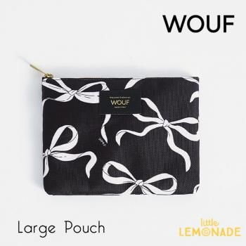 WOUFCarlota Pouch ݡ 21 x 15 x 1.5cm ܥ ribbon ֥å ޥ̵ ʪ (ML240028)