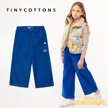 tinycottonsCORDUROY STRAIGHT PANT 3/4/6/8С ultramarine  ѥ ֥롼 AW24SALEm-221-J29 