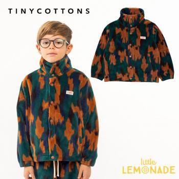 tinycottons CAMO POLAR JACKET  4/6/8С brown ե꡼㥱å º AW24SALEm-309-M06 