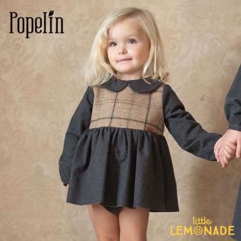 PopelinMOD.1.2 Dark grey romper suit with skirt and baby collar9-12/12-18ۥܥǥ AW24SALEm TMPZ
