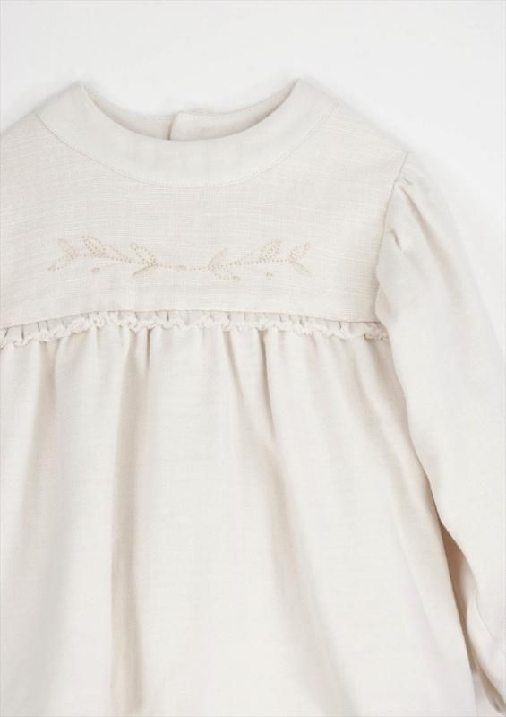 Popelinブラウス Popelin | 刺繍ブラウス - Little Lemonade Days | リトルレモネードデイズ