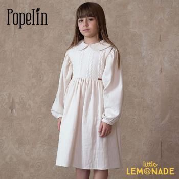 Popelin MOD.31.1 Off-white two-tone dress with baby collar 2-3/4/6С ԡ AW24SALEm 