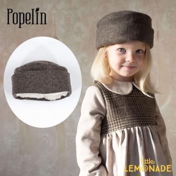 Popelin MOD.46.2 Russian hat with brown woollen trim 2-4/4-6Сۥ ϥå  AW24SALEm