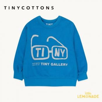 tinycottons TINY GLASSES SWEATSHIRT3/4/6Сblue å AW24SALEm-131-P22 