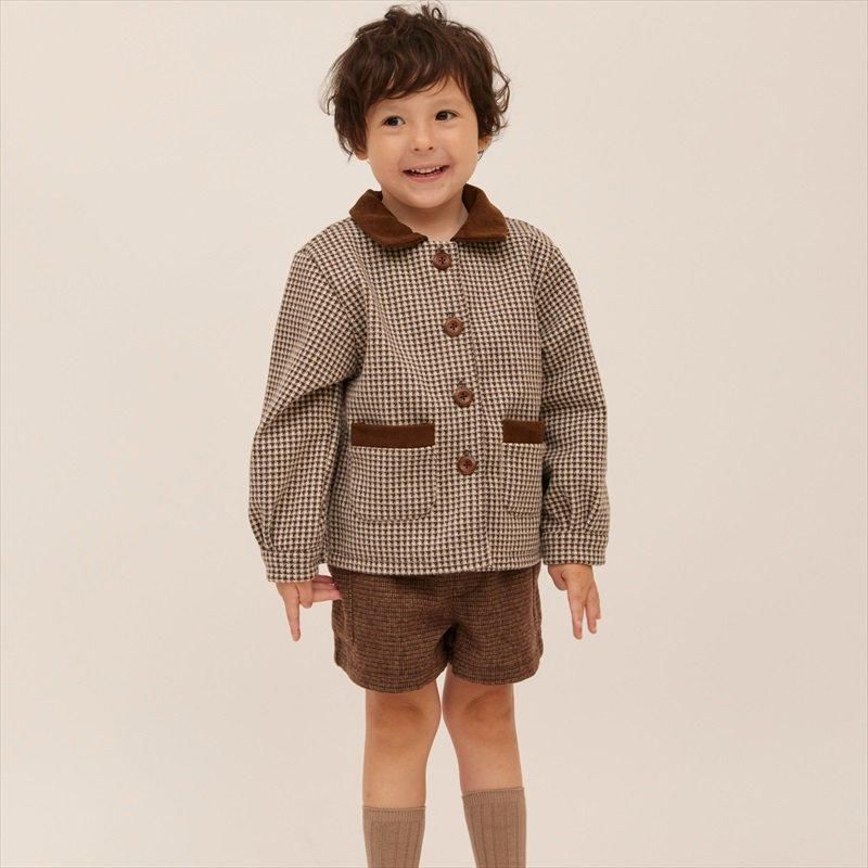 プチミグ　チェック柄コート　size2　美品　女の子 PETITMIG ジャケット | チェック柄 80-120cm - Little Lemonade