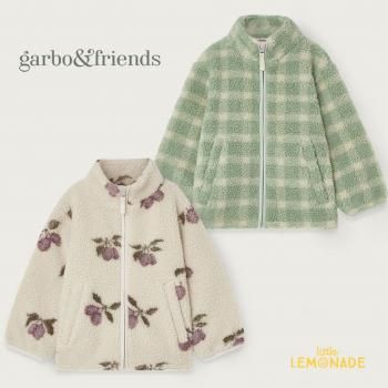 garbo&friends Pile Jacket   110/116 (5-6) Sage Check GF79742231- AW24SALEm