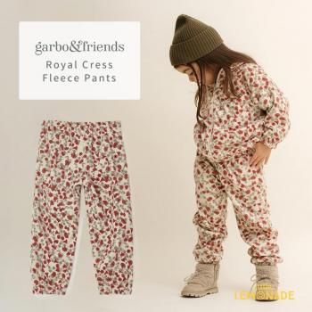 garbo&friendsRoyal Cress Fleece Pants6-121-2С5-6Сۥե꡼ GF714742250-1000 AW24SALEm