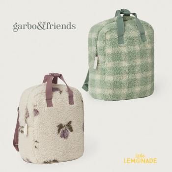 garbo&friendsPile Backpack  |  Prune Beige / Sage Check å å GF77842231- SALE