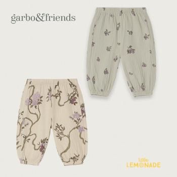 garbo&friendsMuslin Trousers 6-121-2С Prune Green /Tree of Life GF710542232- AW24SALEm