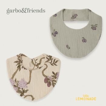 garbo&friendsMuslin Bib  Prune Green / Tree of Life GF33942232-  AW24SALEm 
