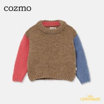 MY LITTLE COZMO Tricot colorblock baby sweater 12(IDA295)  ˥å Ĺµ  AW24SALEm