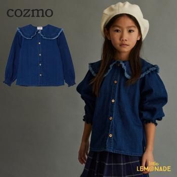 MY LITTLE COZMOHerringbone denim blouse 6С (TINAK288)  ֥饦 ǥ˥  AW24SALE