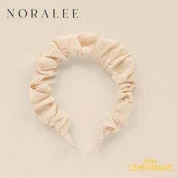 NORALEEGATHERED HEADBAND || NATURAL إХ  塼 ȱ λ إ AW24 NLA016RING